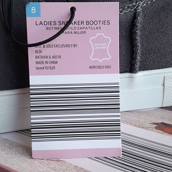 Serra Grey Sneaker Booties...NIB  - Picture 8 of 8